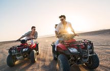 Dubai: Desert Safari, Quad bike and Sand boarding with BBQ Dinner