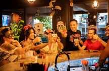 Mezcal vs. Tequila Cocktail Tasting in a Cantina