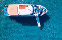 Blue Lagoon (Akamas) Bus & Boat Tour with Water Slide From Paphos