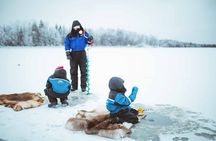 Ice Fishing Like a Finn in Rovaniemi, Apukka Resort