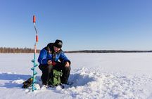 Ice Fishing Like a Finn in Rovaniemi, Apukka Resort