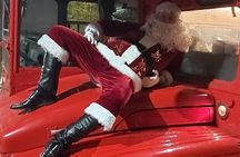 Red Bus Ride Along with Santa in Glasgow