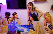 Rome Art Class: Painting & Unlimited Wine