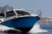 Santorini Fishing Private Cruise boat tour - BBQ, Snorkeling