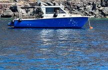 Santorini Fishing Private Cruise boat tour - BBQ, Snorkeling