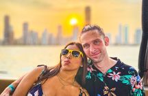 Golden Hours Cartagena: Sunset Boat Ride, Open Bar & Island Party