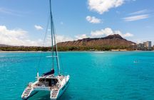 2hr Luxury Private Sailing Catamaran in Waikiki for 1-6 People