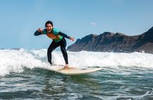 Full Day Surf Lesson for Beginners in Famara, Spain