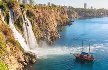 Duden Waterfall Boat Trip with Pickup, Lunch & Swimming Break