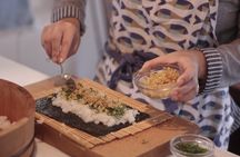 Small Group Sushi roll and Tempura Cooking Class in Nakano 