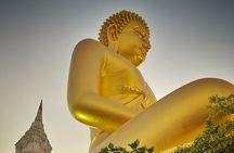 Hidden canal , Bangkok twighlight & temple