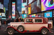 1 Hour - Private New York City Lights Tour in Vintage Car 