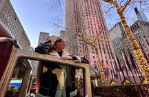 1 Hour - Private New York City Lights Tour in Vintage Car 