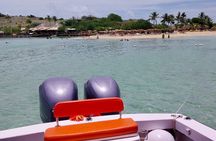 St Maarten Boat Tour with Lunch, Drinks, & Snorkeling Gear