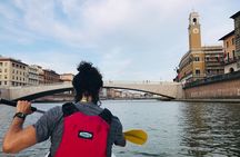 Kayak tour on the river Arno, Pisa (aperitif upon request)