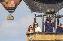 Hot Air Balloon Flight over Teotihuacan with CDMX Transportation