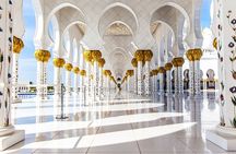 From Dubai: Sheikh Zayed Mosque Tour & Ferrari World with Ticket