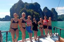 Krabi Sea Excursion & Romantic Sunset Cruise with BBQ Dinner