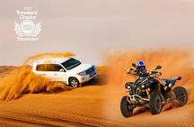 Dubai Desert Safari Adventure, 60mins ATV, Camel Ride, Shows, BBQ