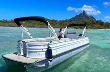 Private Lagoon Tour on a Prestigious Pontoon Boat in Bora Bora