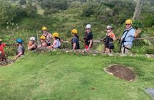 Zip line with 7 waterfall