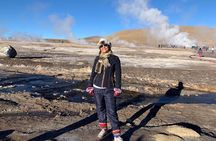 Thermal Marvels at sunrise: Tatio Geysers