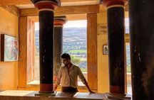 Minoan Crete from 3.000 BC: Knossos Palace & Museum with Wineries from Chania