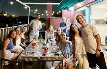 Barbecue in a penthouse in the center of Barcelona with a chef