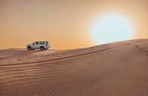Private Sunset Desert Safari:SandSurfing, Camel Ride & BBQ dinner
