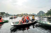  Ninh Binh Full Day Tour to Hoa Lu & Tam Coc via Boat,Bike &Lunch