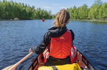 Canoe Trip to the Reindeer Farm from Rovaniemi