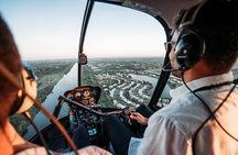 Baptism flight by helicopter over Buenos Aires