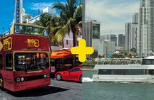 Miami Highlight: Millionaire's Row Bay Cruise & Open-top Bus Tour