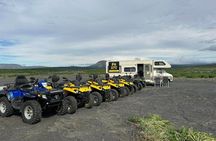 1 hrs ATV quad trip down with glacier river Northeast of Iceland