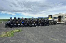 1 hrs ATV quad trip down with glacier river Northeast of Iceland
