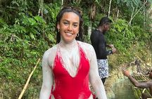 Bamboo Rafting & Catamaran Party Boat with Open Bar & Snorkeling