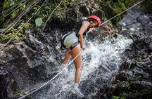 Canyoning Adventure Rappelling Waterfalls in Arenal Volcano
