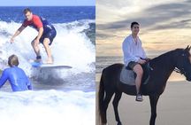 Private Bali Horse Riding and Surf lesson in Seminyak Beach