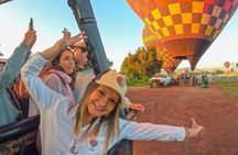  Flight in Balloon Teotihuacan+Archaeological Zone+ Breakfast in CUEVA 