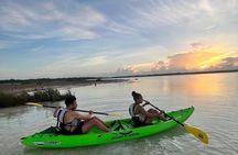 Bacalar Sunrise in Kayak