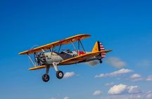 Historical Flight in an Open Cockpit Biplane from WWII