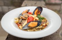 Pasta and Tiramisù class with a panoramic view of Sorrento