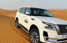  Desert Safari BBQ dinner, Camel ride & sandboarding from Dubai
