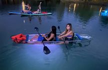 Neon Glow Clear Kayak & Champagne