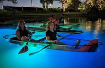 Neon Glow Clear Kayak & Champagne