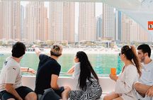 Dubai Harbour Luxury Yacht Tour with BBQ & Drinks 