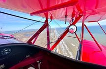 Bolivar Lighthouse Tour, Open Cockpit Biplane Ride