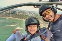  Paragliding flight along the Costa Verde Lima