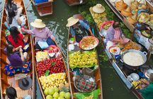 Bangkok: Floating and Train Market with Paddleboat Ride