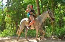 Tulum Ruins Exploration and Horseback Riding and Cenote Adventure